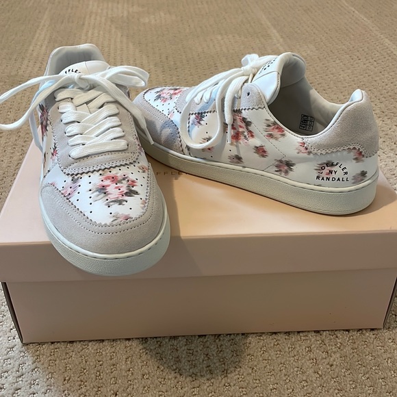 NWT Loeffler Randall Keeley Floral Sneaker - Picture 2 of 5